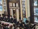 בילדער פון ביהמ"ד בנין בראך פונעם סיום הש"ס בעת רעוא דרעווין און ריקודין