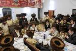 שמחת השבע ברכות בבית תולדות אהרן - קרעטשניף סיגעט - פרמישלאן אין ביהמ"ד קרעטשניף סיגעט