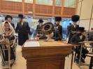 כ"ק גאב"ד מאקאווא שליט"א יעצט ערב שבת ביים כותל המערבי, וויילנדיג שבת בשמחת בית בעלזא