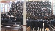שבע ברכות בחצר הקודש פאפא ע"י תלמידי ישיבות פאפא