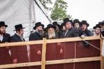 אבן הפינה פאר ישיבת כרם שלמה ד'באבוב בראשות כ"ק אדמו"ר מבאבוב שליט"א 