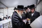 אבן הפינה פאר ישיבת כרם שלמה ד'באבוב בראשות כ"ק אדמו"ר מבאבוב שליט"א 