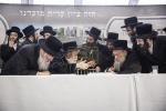 אבן הפינה פאר ישיבת כרם שלמה ד'באבוב בראשות כ"ק אדמו"ר מבאבוב שליט"א 