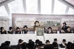 אבן הפינה פאר ישיבת כרם שלמה ד'באבוב בראשות כ"ק אדמו"ר מבאבוב שליט"א 