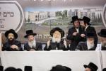 אבן הפינה פאר ישיבת כרם שלמה ד'באבוב בראשות כ"ק אדמו"ר מבאבוב שליט"א 