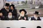 אבן הפינה פאר ישיבת כרם שלמה ד'באבוב בראשות כ"ק אדמו"ר מבאבוב שליט"א 