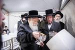 אבן הפינה פאר ישיבת כרם שלמה ד'באבוב בראשות כ"ק אדמו"ר מבאבוב שליט"א 