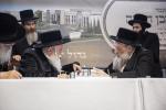 אבן הפינה פאר ישיבת כרם שלמה ד'באבוב בראשות כ"ק אדמו"ר מבאבוב שליט"א 