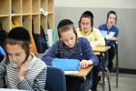 הגה"צ אב"ד צאנז ארה"ב שליט"א באזוכט אין תלמוד תורה שפע חיים צאנז בארא פארק 