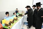 הגה"צ אב"ד צאנז ארה"ב שליט"א באזוכט אין תלמוד תורה שפע חיים צאנז בארא פארק 