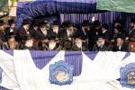 חנוכת הבית פון תלמוד תורה אמרי אמת אין בארא פארק בראשות כ"ק אדמו"ר מגור שליט"א 