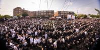 חנוכת הבית פון תלמוד תורה אמרי אמת אין בארא פארק בראשות כ"ק אדמו"ר מגור שליט"א 