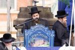 חנוכת הבית פון תלמוד תורה אמרי אמת אין בארא פארק בראשות כ"ק אדמו"ר מגור שליט"א 