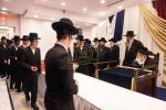 חנוכת הבית פון תלמוד תורה אמרי אמת אין בארא פארק בראשות כ"ק אדמו"ר מגור שליט"א 