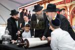 הערליכע הכנסת צוויי ספרי תורות פארגעקומען אין בירגאן ביעטש אין ברוקלין
