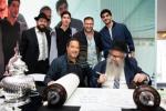 הערליכע הכנסת צוויי ספרי תורות פארגעקומען אין בירגאן ביעטש אין ברוקלין