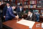די ערשטע טאג פון די באזוך פון כ"ק אדמו"ר מגור שליט"א אין אמעריקא 