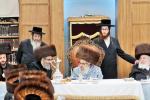 כ"ק אדמו"ר מסאטמאר שליט"א ביי א וואכנאכט פון א אייניקל 
