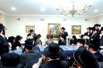 כ"ק אדמו"ר מסאטמאר שליט"א ביי א וואכנאכט און ברית פון א אייניקל 