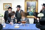 כ"ק אדמו"ר מסאטמאר שליט"א ביי א וואכנאכט און ברית פון א אייניקל 