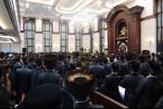 הרה"צ רבי אלימלך בידערמאן שליט"א ביי מלוה מלכה אין ביהמ"ד צאנז ביתר