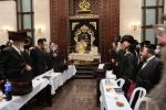 הרה"צ רבי אלימלך בידערמאן שליט"א ביי מלוה מלכה אין ביהמ"ד צאנז ביתר