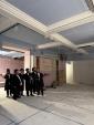 הרה"ח ר' אברהם מאיר ווערצבערגער הי"ו מראשי קהילת ומוסדות סאטמאר מאנטריאל באזוכט די בוי ארבעט אינערהאלב דעם היכל לב אהרן מאנטשעסטער 