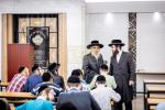 באזוך פון כ"ק אדמו"ר מסאטמאר שליט"א ביי מתמידים "אהבת התורה" שע"י תלמידי המוסדות כתה ז' און ח'