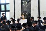 כ"ק אדמו"ר מסאטמאר שליט"א ביי ר"ח שחרית, הלל און לחיים אין ישיבה קטנה סניף דברי חיים
