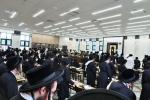 כ"ק אדמו"ר מסאטמאר שליט"א ביי ר"ח שחרית, הלל און לחיים אין ישיבה קטנה סניף דברי חיים