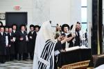 כ"ק אדמו"ר מסאטמאר שליט"א ביי ר"ח שחרית, הלל און לחיים אין ישיבה קטנה סניף דברי חיים