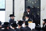 כ"ק אדמו"ר מסאטמאר שליט"א ביי ר"ח שחרית, הלל און לחיים אין ישיבה קטנה סניף דברי חיים