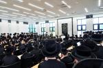 כ"ק אדמו"ר מסאטמאר שליט"א ביי ר"ח שחרית, הלל און לחיים אין ישיבה קטנה סניף דברי חיים