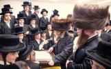 מעמד הכנסת ספר תורה אין מחנה אהל ברוך קראסנא  אריינגעגעבן דורך די חשובה מנכ"ל המחנה הרב דוד וואגעל הי"ו  בהשתתפת אלפי תלמידי המחנה ובראשם הגה"צ אבד"ק קראסנא שליט"א