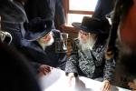 כ"ק אדמו"ר מסאטמאר שליט"א ביים מעמד יציקת הבורות ומסיבת לחיים אינעם מקוה טהרה סאטמאר אין לינדען