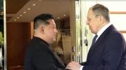 רוסישע אויסערן מיניסטער לעווראוו אויף א באזוך אין צפון קאריע 