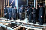 כ"ק אדמו"ר מסאטמאר שליט"א ביים מעמד יציקת הבורות ומסיבת לחיים אינעם מקוה פון ביהמ"ד סאטמאר אין לינדען