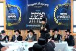 כ"ק אדמו"ר מסאטמאר שליט"א ביים מעמד יציקת הבורות ומסיבת לחיים אינעם מקוה פון ביהמ"ד סאטמאר אין לינדען