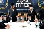 כ"ק אדמו"ר מסאטמאר שליט"א ביים מעמד יציקת הבורות ומסיבת לחיים אינעם מקוה טהרה דקהילת סאטמאר אין לינדען