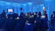 מסיבה אין מאנסי לרגל ביהמ"ד פון כ"ק אדמו"ר מטשערנאביל שליט"א אין בני ברק בביתו פון ר' פנחס אהרן זוסמאן