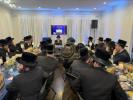 מסיבה אין מאנסי לרגל ביהמ"ד פון כ"ק אדמו"ר מטשערנאביל שליט"א אין בני ברק בביתו פון ר' פנחס אהרן זוסמאן