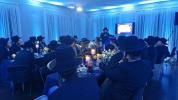 מסיבה אין מאנסי לרגל ביהמ"ד פון כ"ק אדמו"ר מטשערנאביל שליט"א אין בני ברק בביתו פון ר' פנחס אהרן זוסמאן