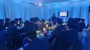מסיבה אין מאנסי לרגל ביהמ"ד פון כ"ק אדמו"ר מטשערנאביל שליט"א אין בני ברק בביתו פון ר' פנחס אהרן זוסמאן
