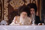 שבת יארצייט פון הרה"ק מצאנז קלויזענבורג זי"ע ביי בנו כ"ק אדמו"ר מצאנז קלויזענבורג שליט"א