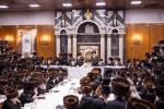 שבת יארצייט פון הרה"ק מצאנז קלויזענבורג זי"ע ביי בנו כ"ק אדמו"ר מצאנז קלויזענבורג שליט"א