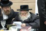 סיום הש"ס אין קהילת סאטמאר ירושלים בראשות כ"ק גאב"ד ירושלים שליט"א 
