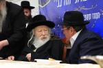 כ"ק אדמו"ר מגור שליט"א ביים פארהער במסגרת לימוד מזומנים אין מוסד שיח סוד פאר בחורים מיט ספעציעלע געברויכן