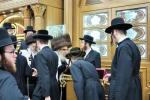 כ"ק אדמו"ר מסאטמאר שליט"א ביי א וואכנאכט און ברית פון א אור אייניקל 