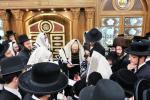 כ"ק אדמו"ר מסאטמאר שליט"א ביי א וואכנאכט און ברית פון א אור אייניקל 