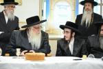 מעמד סיום סדר נשים און פארהערן לנכד כ"ק אדמו"ר מצאנז שליט"א 
